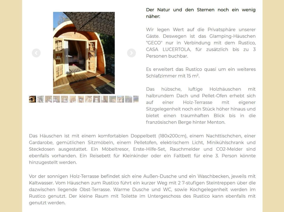 הוילה אפריקלה Casa Lucertola מראה חיצוני תמונה